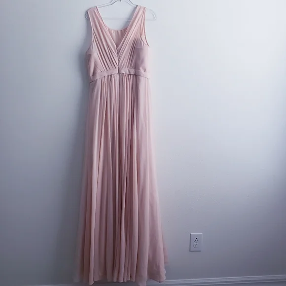 Jenny Yoo Collection Vivienne Wisteria Bridesmaid Blush Pink Sleeveless Dress